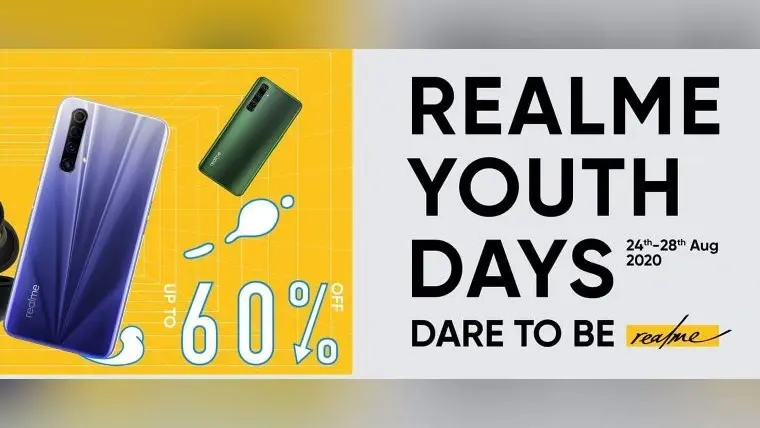 Realme 6, X50 Pro सहित कई डिवाइसेज पर मिलेगी बड़ी छूट, आ रहा Realme Youth Days Sale