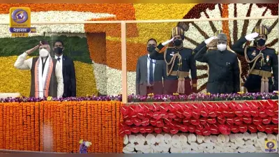 Republic Day Images : गणतंत्र दिवस पर भव्य FLY PAST, राजपथ पर दिखी देश की शान