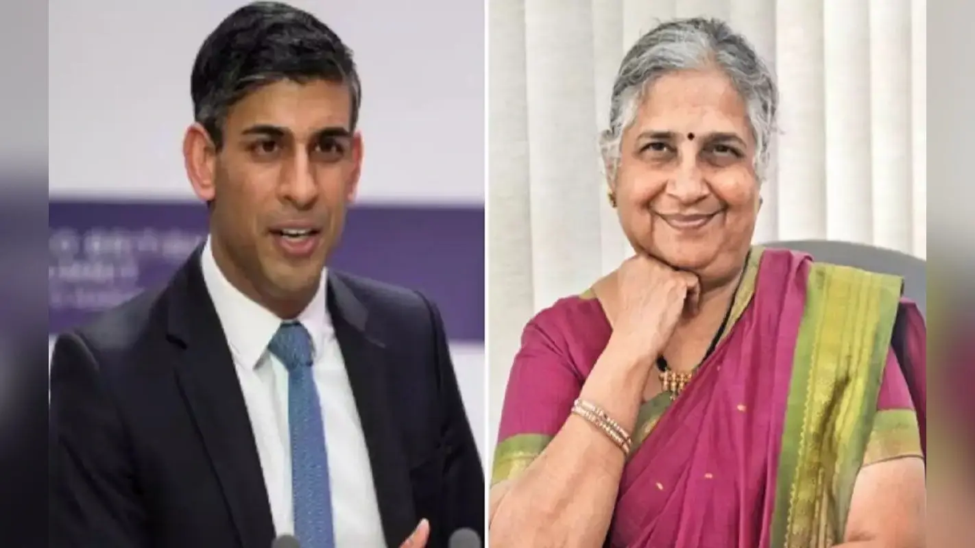 Rishi Sunak की सास Sudha Murthy का बयान- मेरी बेटी ने अपने पति को बनाया ब्रिटेन का PM