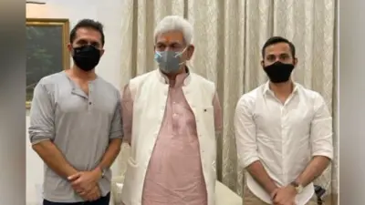रितेश सिधवानी ने की जम्मू-कश्मीर के उपराज्यपाल से मुलाकात, शेयर की तसवीर