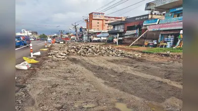 40 दिन भी नहीं टिका 40 करोड़ का हाइवे