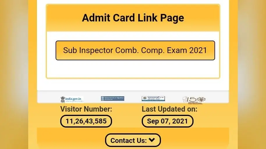 Rajasthan Police SI Admit Card: 857 पदों के लिए होगा एग्जाम, rpsc.rajasthan.gov.in पर करें एडमिट कार्ड डाउनलोड