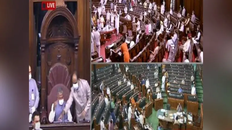 राज्यसभा में हंगामा करने वाले सांसदों पर हो सकती है कार्रवाई, वेंकैया नायडू के आवास पर उच्च स्तरीय बैठक खत्म