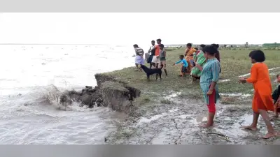 कोसी के कटाव से पचबीघी के अस्तित्व पर मंडरा रहा खतरा, लोगों में दहशत