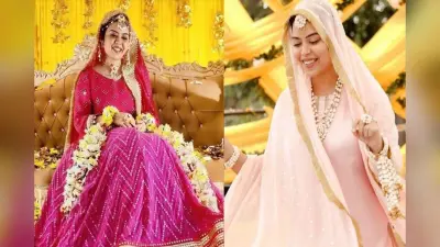 Saba Ki Shaadi: संगीत सेरेमनी में भाई शोएब संग जमकर नाचीं सबा इब्राहिम, पिंक शरारे में ढाया कहर