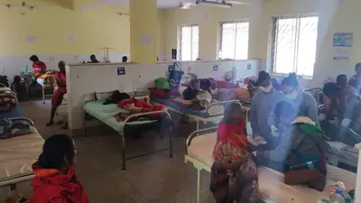SKMCH के पीकू वार्ड में 100 में से 93 बेड फुल, बढ़े खांसी और सांस रोग के मरीज