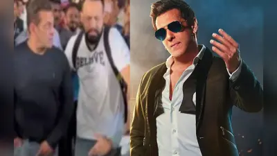 एयरपोर्ट पर फैंस ने घेरा सलमान खान को, बॉडीगार्ड शेरा ने लोगों से की धक्का-मुक्की, यूजर्स ने कर दिया ट्रोल
