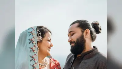 Shahid Kapoor की बहन Sanah दुल्हन के जोड़े में दिखीं खूबसूरत, सना- मयंक की शादी की पहली तसवीर आई सामने