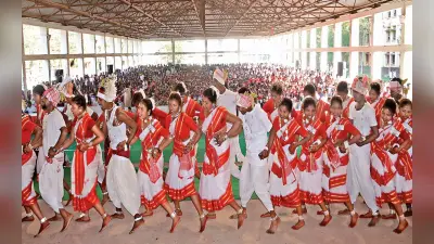 Sarhul Festival: सरहुल की शोभायात्रा आज, पूर्व संध्या पर बिखरी जनजातीय संस्कृति की छटा