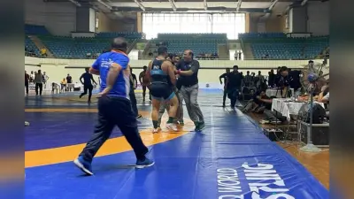CWG ट्रायल में हारने के बाद इंटरनेशनल रेसलर सतेंदर सिंह ने रेफरी को जड़ा थप्पड़, लगा आजीवन प्रतिबंध