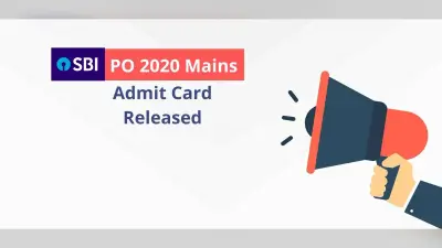 SBI PO Mains Admit Card 2021 Out: स्टेट बैंक ने जारी किया मेंस परीक्षा का एडमिट कार्ड, यहां देखें प्रवेश पत्र डाउनलोड़ करने का लिंक
