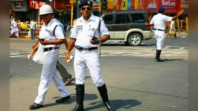 प्रधानमंत्री नरेंद्र मोदी कोलकाता में, सड़क से नदी तक कोलकाता पुलिस के 1500 जवान और अधिकारी तैनात
