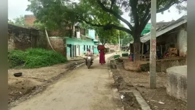 युवक की मौत के बाद गांव में पसरा सन्नाटा