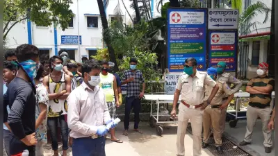 बिना मास्क के घायल युवक को डॉक्टरों ने नहीं किया इलाज, मौत के बाद परिजनों ने दर्ज करायी शिकायत