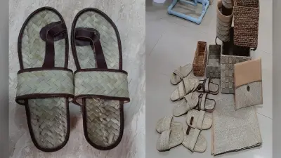 पहाड़िया महिलाएं खजूर के पत्ते से बनाएंगी चप्पल, मिलेगा प्रशिक्षण, एसएचजी के आउटलेट में बिकेगा उत्पाद