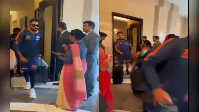 Mohammad Siraj और Umran Malik ने तिलक लगाने से किया इनकार, सोशल मीडिया पर मचा बवाल, देखें वायरल VIDEO