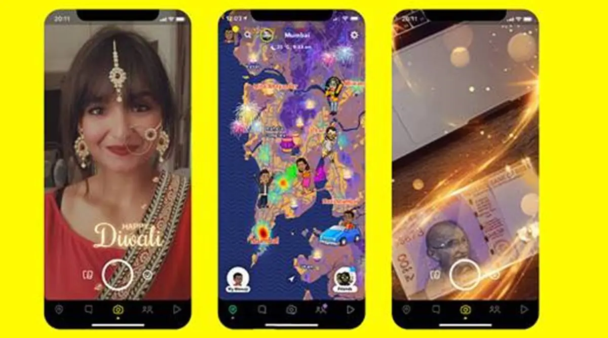 Happy Diwali 2020 Wishes, Snapchat New Lenses, Stickers: दिवाली पर स्नैपचैट ने लॉन्च किये नये लेंस, फिल्टर और स्टिकर्स