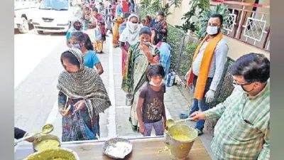 कोरोना से जंग : पुलिस और सामाजिक संगठनों ने मदद के लिए बढ़ाये हाथ