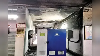हजारीबाग: जले सामान को नहीं हटा रही सोलर प्लांट लगानेवाली एजेंसी, दुर्गंध से कर्मचारियों का घुट रहा है दम