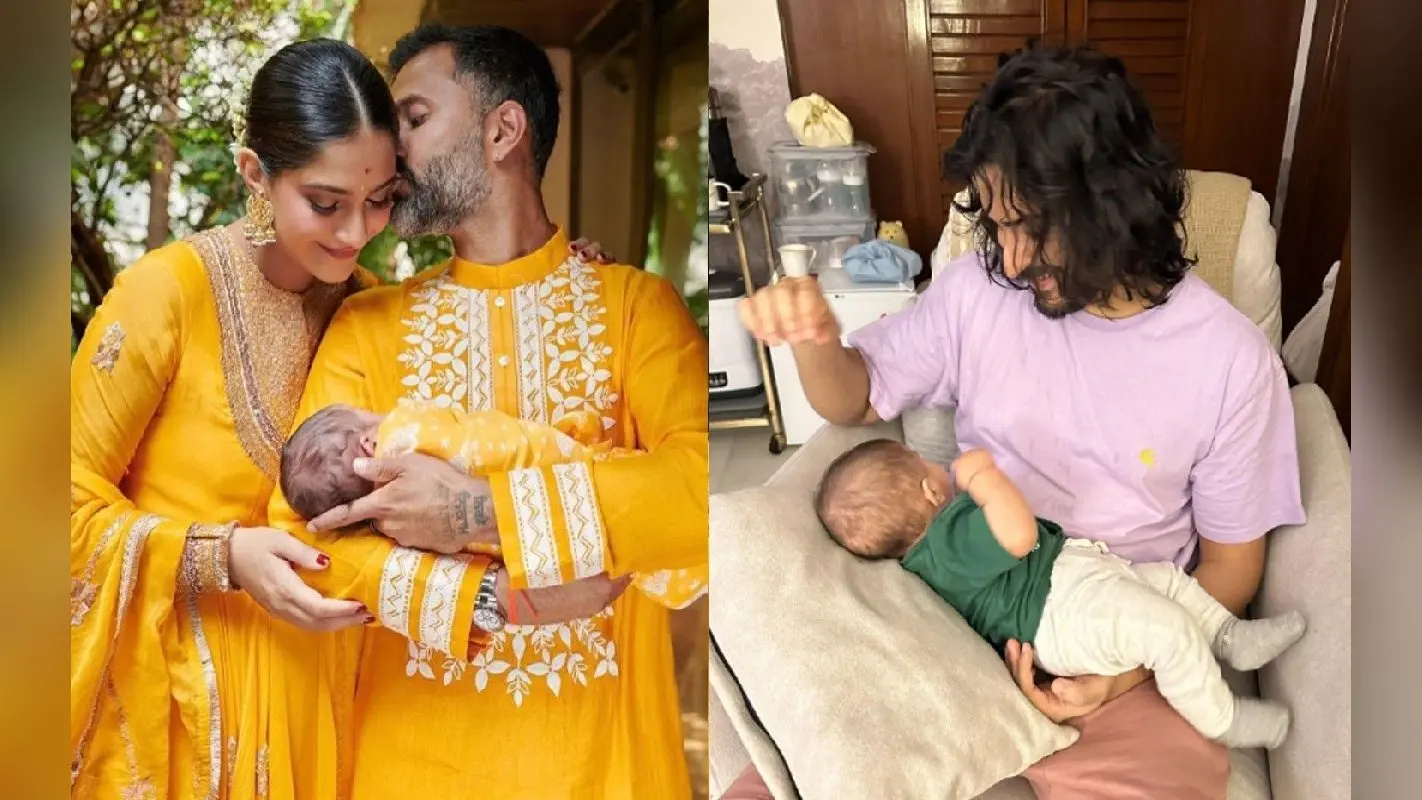 सोनम कपूर ने शेयर की भाई हर्षवर्धन संग बेटे की क्यूट तस्वीर, नन्हे वायु को निहारते दिखे ‘बेस्ट मामा’