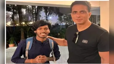 गाना वायरल होते ही बिहार के लाल की खुली किस्मत, सोनू सूद से मुंबई में मुलाकात