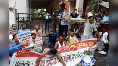 शिक्षक भर्ती नियुक्ति को लेकर बंगाल में जगह-जगह अभ्यार्थियों का प्रदर्शन, पुलिस के साथ झड़प, 40 गिरफ्तार