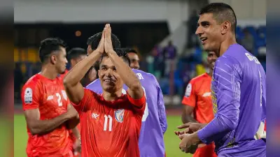 कप्तान सुनील छेत्री के कमाल से इंटरकांटिनेंटल कप के फाइनल में पहुंचा भारत