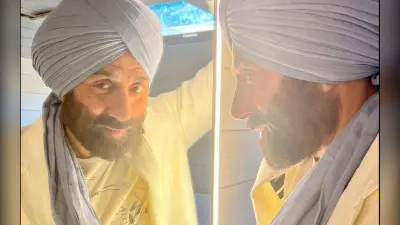 Gadar 2: सनी देओल ने तारा सिंह बनकर दिखाया टशन, शीशे के सामने दिए पोज, फैंस बोले- गदर 2 की तैयारी पाजी…