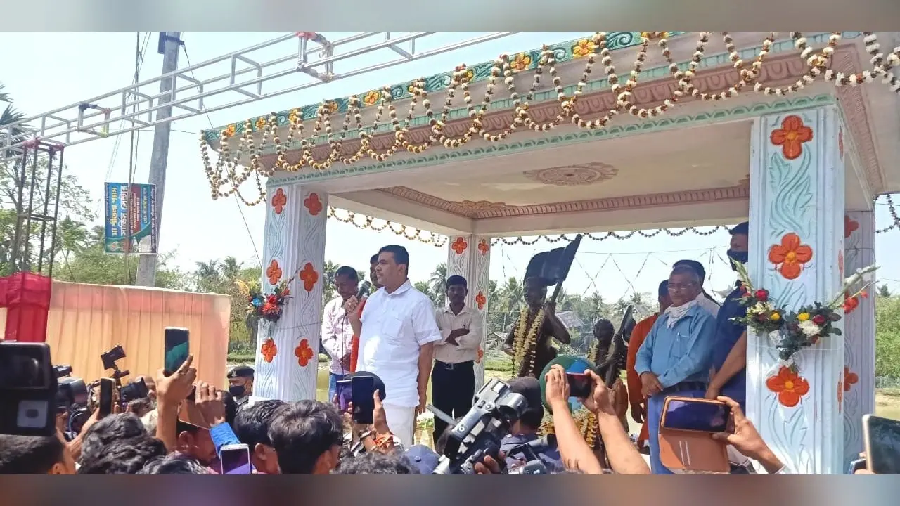 नंदीग्राम में शुभेंदु अधिकारी का विरोध, बोले भाजपा नेता- TMC को नंदीग्राम में शहीद दिवस मनाने का अधिकार नहीं