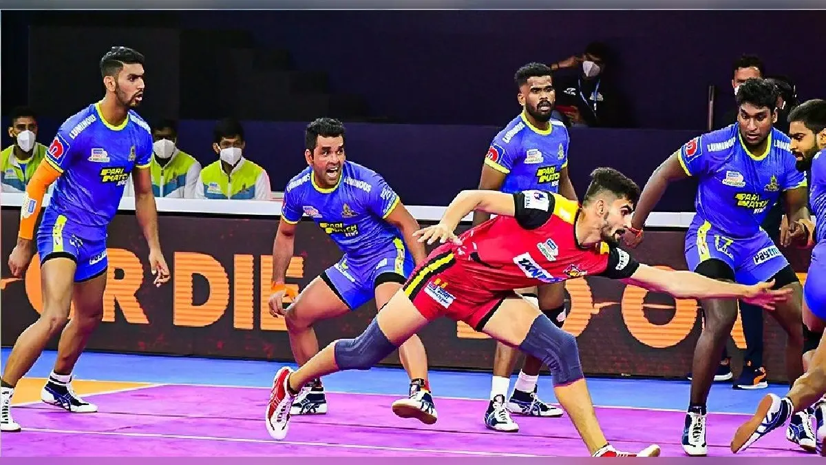 Pro Kabaddi League 2022: तमिल थलाइवाज ने बेंगलुरु बुल्स को 42-24 से हराया, अजिंक्य पवार का सुपर 10 रेड