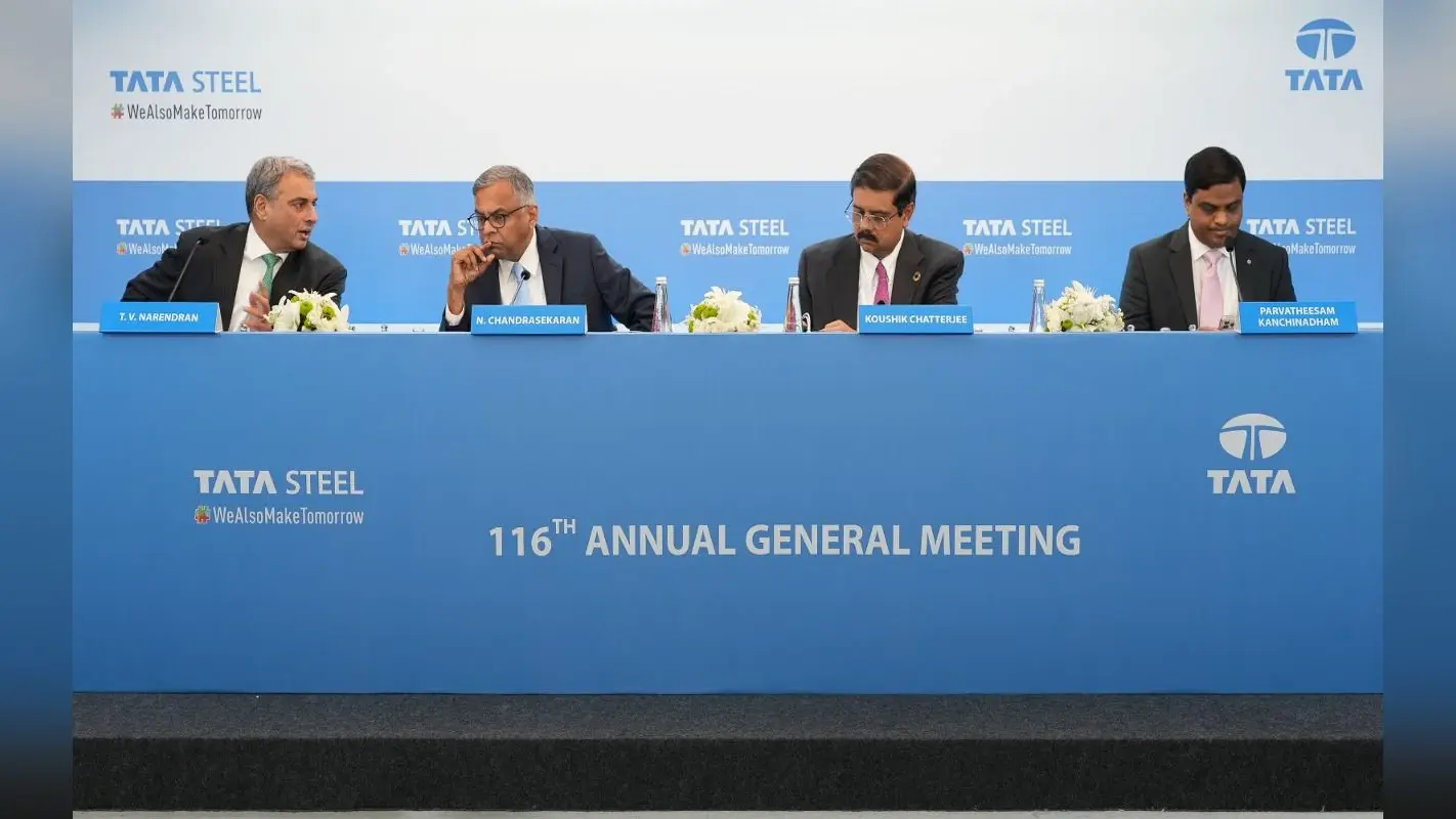 टाटा स्टील की 116वीं AGM में बोले चेयरमैन एन चंद्रशेखरन- कंपनी के लिए भविष्य में हैं कई अवसर