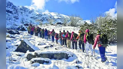 PHOTOS: जमशेदपुर में चल रही मस्ती की पाठशाला, माउंटेन क्लाइंबिंग में देखिए शहर का जुनून