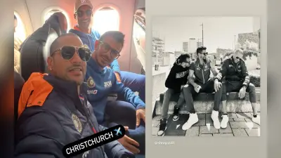 IND vs NZ: तीसरे वनडे के लिए क्राइस्टचर्च पहुंची टीम इंडिया, मस्ती करते दिखे खिलाड़ी