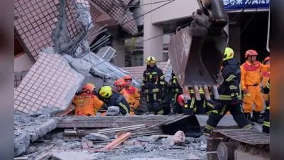 Taiwan Earthquake: ताइवान में भूकंप से भयंकर तबाही, तीन मंजिला इमारत ध्वस्त, पुल टूटे-बेपटरी हुई ट्रेन