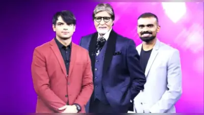 KBC: नीरज चोपड़ा ने बिग बी को सिखाया भाला फेंकना, श्रीजेश नहीं बचा पाए गोल, देखें मजेदार वीडियो