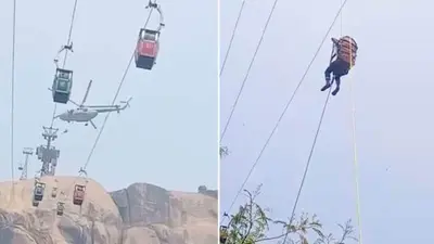 देवघर रोपवे हादसा : सीएम हेमंत सोरेन ने उच्चस्तरीय जांच की घोषणा की, 42 लोग किये गये रेस्क्यू