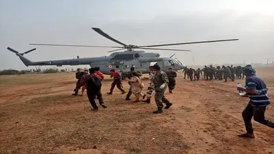 देवघर रोपवे हादसा: त्रिकूट पहाड़ रेस्क्यू ऑपरेशन खत्म, 46 लोग निकाले गये सुरक्षित, 3 लोगों की मौत