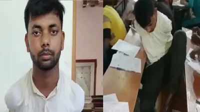 हाथ कटने के बाद भी नहीं हारा हौसला, पैरों से दे रहा परीक्षा, आईएएस बनने का है सपना