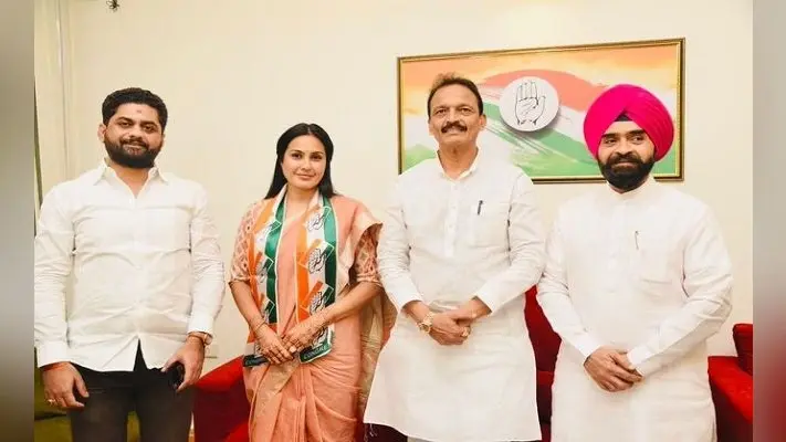 अभिनेत्री काम्या पंजाबी ने राजनीति में शुरू की नई पारी, कांग्रेस में हुई शामिल