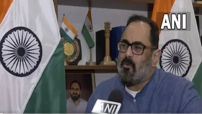 केंद्रीय मंत्री राजीव चंद्रशेखर ने कांग्रेस पर साधा निशाना, कहा- कर्नाटक में बीजेपी के पक्ष में आएगा जनादेश