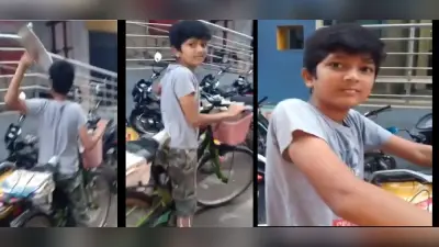 Viral Video : बच्चे से पूछा अखबार क्यों बांट रहे हो जवाब मिला- मेहनत करने में गलत क्या है ?