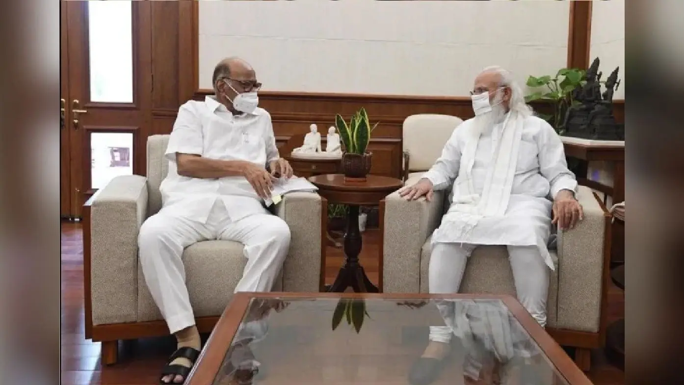 पीएम मोदी से शरद पवार ने की मुलाकात, एक घंटे तक चली बात, अटकलें तेज