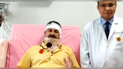 मनोज तिवारी प्रदर्शन के दौरान घायल, अस्पताल में भरती, छठ पूजा पर प्रतिबंध का कर रहे थे विरोध