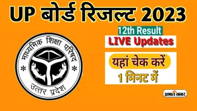 UP Board 12th Result: यूपी 12वीं बोर्ड रिजल्ट जारी, शुभ छापरा ने किया टॉप