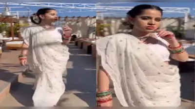 उर्फी जावेद के इस लुक से इंप्रेस हुए फैंस, बैकलेस रफल ड्रेस में बेहद हसीन दिखीं एक्ट्रेस, VIDEO