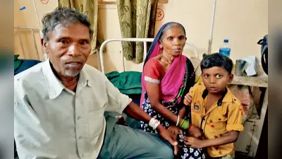 खबर छपी तो रेस हुआ प्रशासन, पत्नी बोली- तीन दिन से कुछ खायल नाय हो, घुमरी दे हो से उठे नाय पार रहल हो
