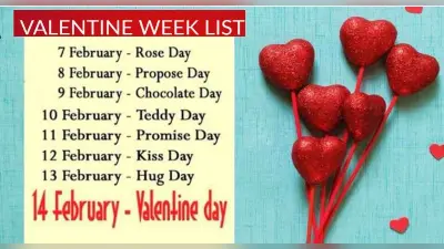 Valentine Week 2022: शुरु होने वाला है वैलेंटाइन वीक… Rose से लेकर Valentine तक देखें डे लिस्ट