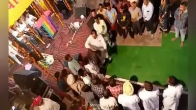 सवाल करने पर भड़के पंजाब कांग्रेस के विधायक जोगिंदर पाल, गुस्से में युवक को जड़ दिया थप्पड़
