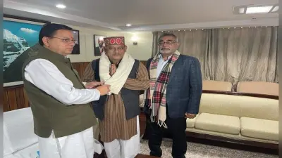 उत्तराखंड में भाजपा के टिकट पर चुनाव लड़ सकते हैं सीडीएस बिपिन रावत के छोटे भाई, सीएम धामी से की मुलाकात