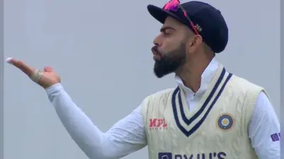 IND vs ENG Test: जॉनी बेयरस्टो का कैच पकड़ने के बाद विराट कोहली ने फैंस को दिया फ्लाइंग किस, VIDEO वायरल